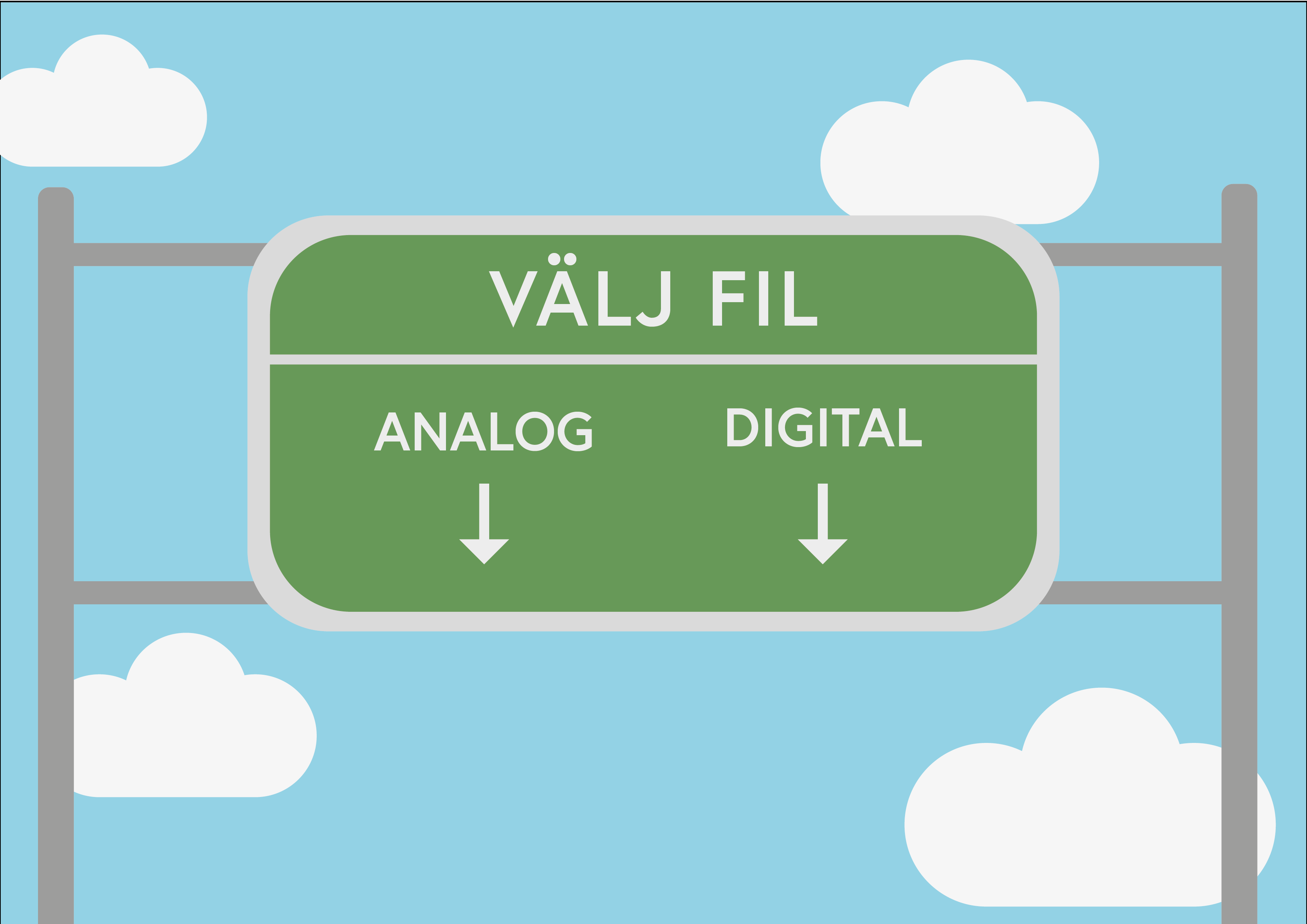 bundl, digital eller analog